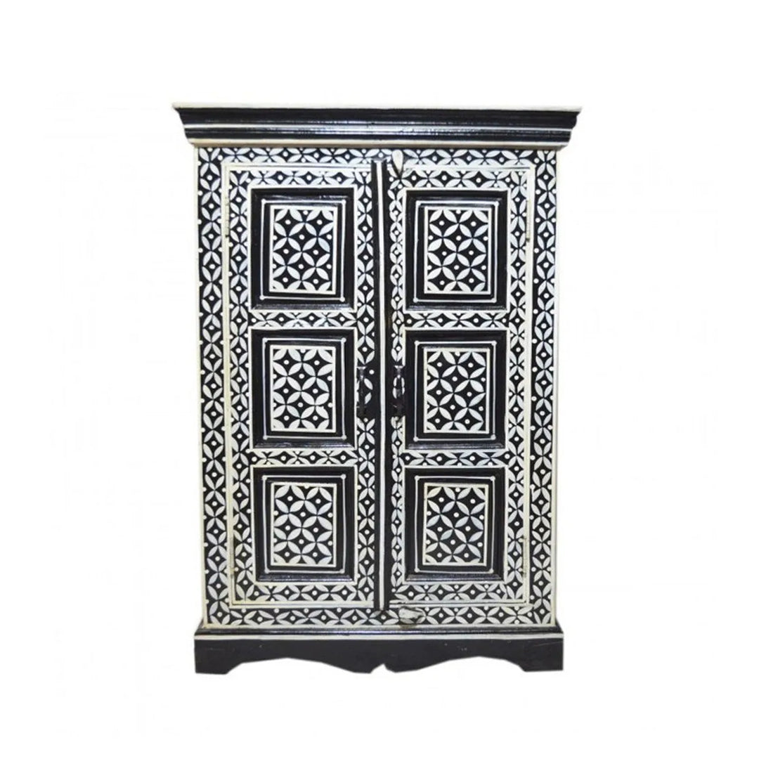 Personalized Handmade Bone Inlay Antique Floral Wardrobes Best For Home